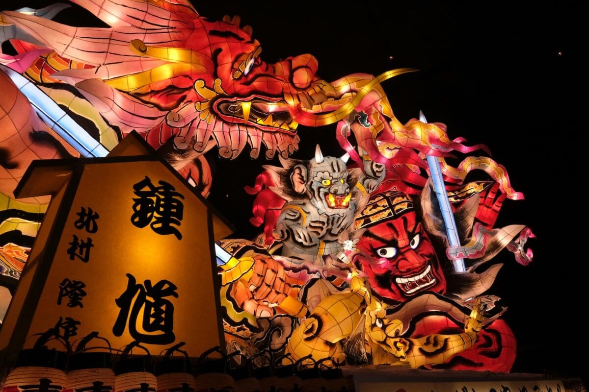 Giant Nebuta float in Aomori