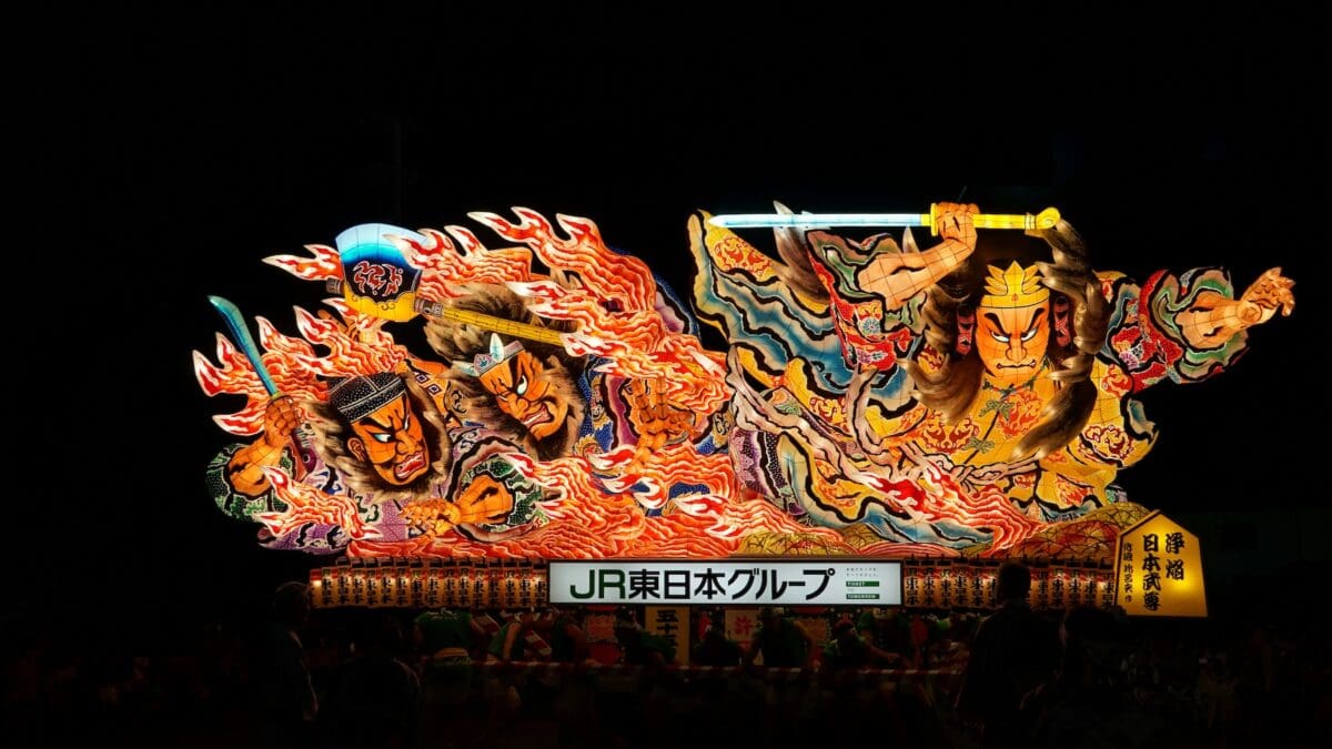 Nebuta warrior float in Aomori
